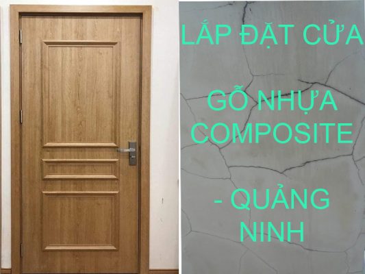 Lắp đặt cửa gỗ nhựa composite Hạ Long, Quảng Ninh