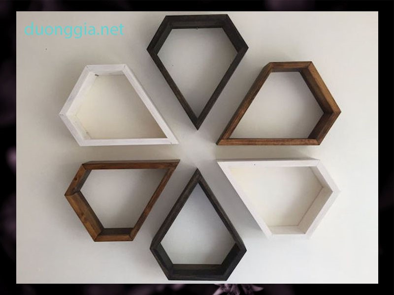 Kệ trang trí bằng gỗ đẹp giá rẻ