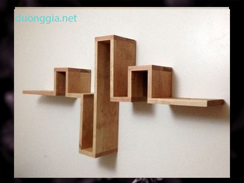 Kệ gỗ trang trí treo tường đẹp đa dạng mẫu mã lựa chọn