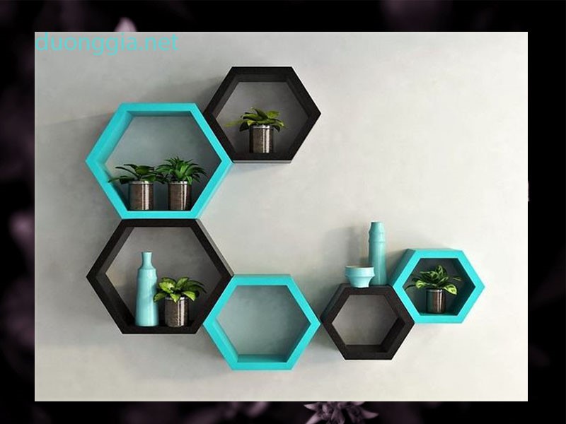 Kệ gỗ trang trí treo tường đẹp