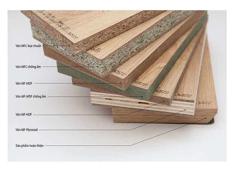 Cấu tạo của lớp bề mặt melamine phủ trên bề mặt gỗ công nghiệp